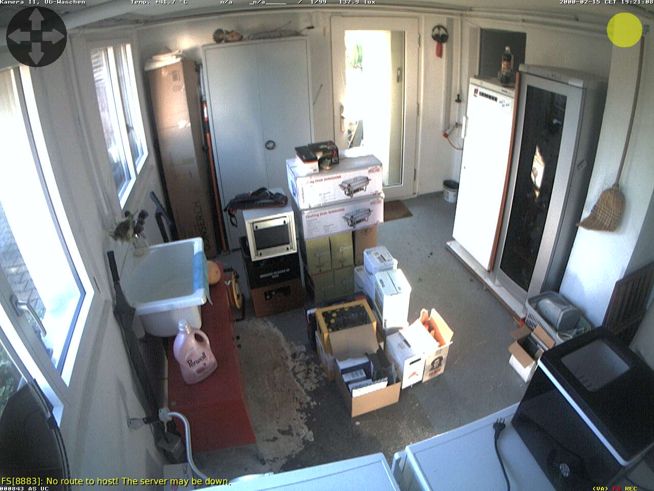 Camera localcam: Live Image.